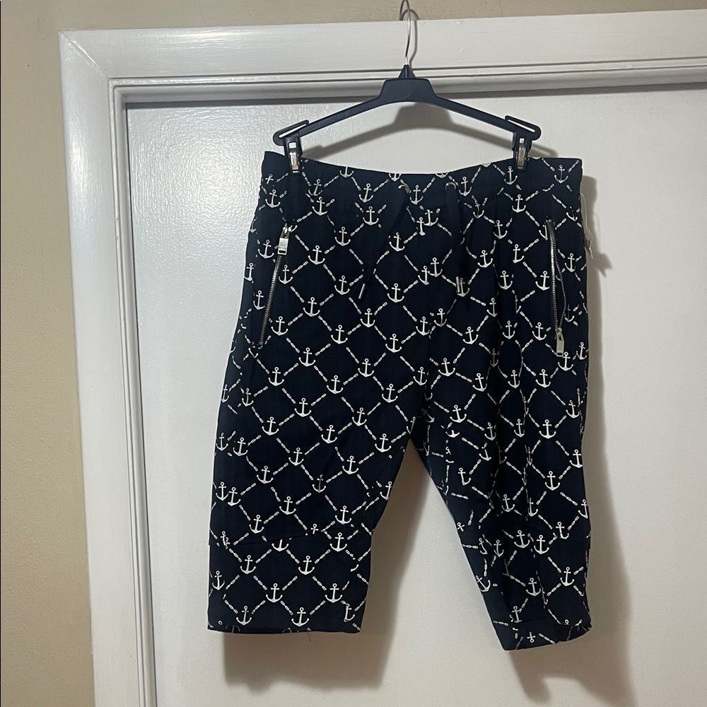 Nautical Anchor Print Shorts NWT xl